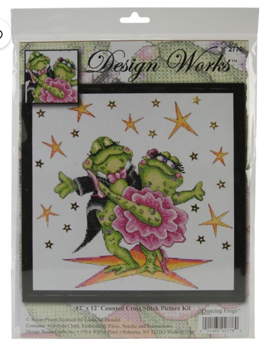 Dancing Frogs Counted Cross Stitch Kit by Design Works #2776